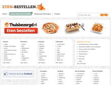 Tablet Screenshot of eten-bestellen.nl